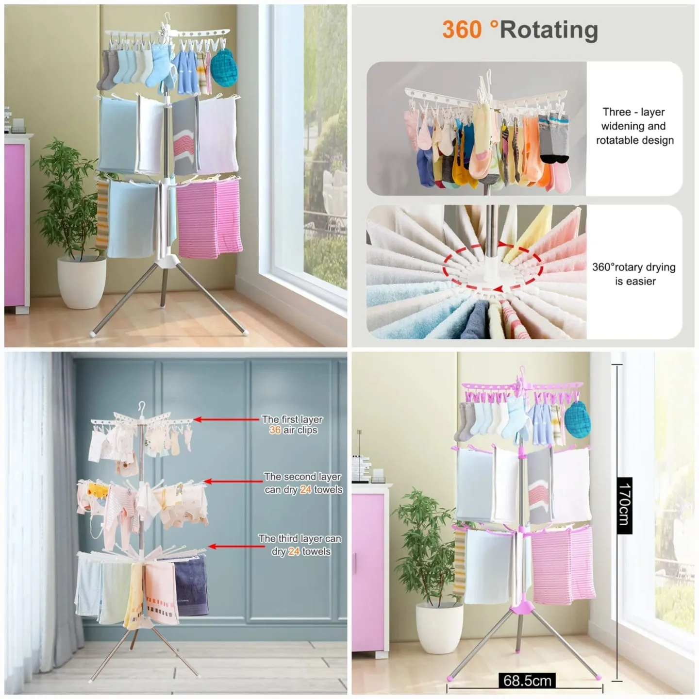 Tipod Clothes Drying Stand