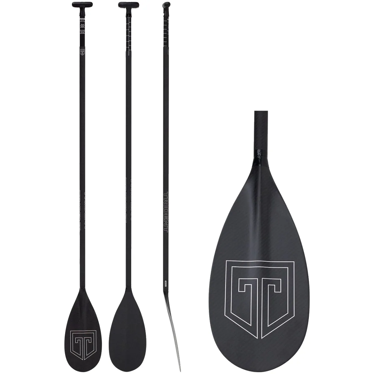 Trident Elite Carbon Lever Lock Adjustable SUP Paddle