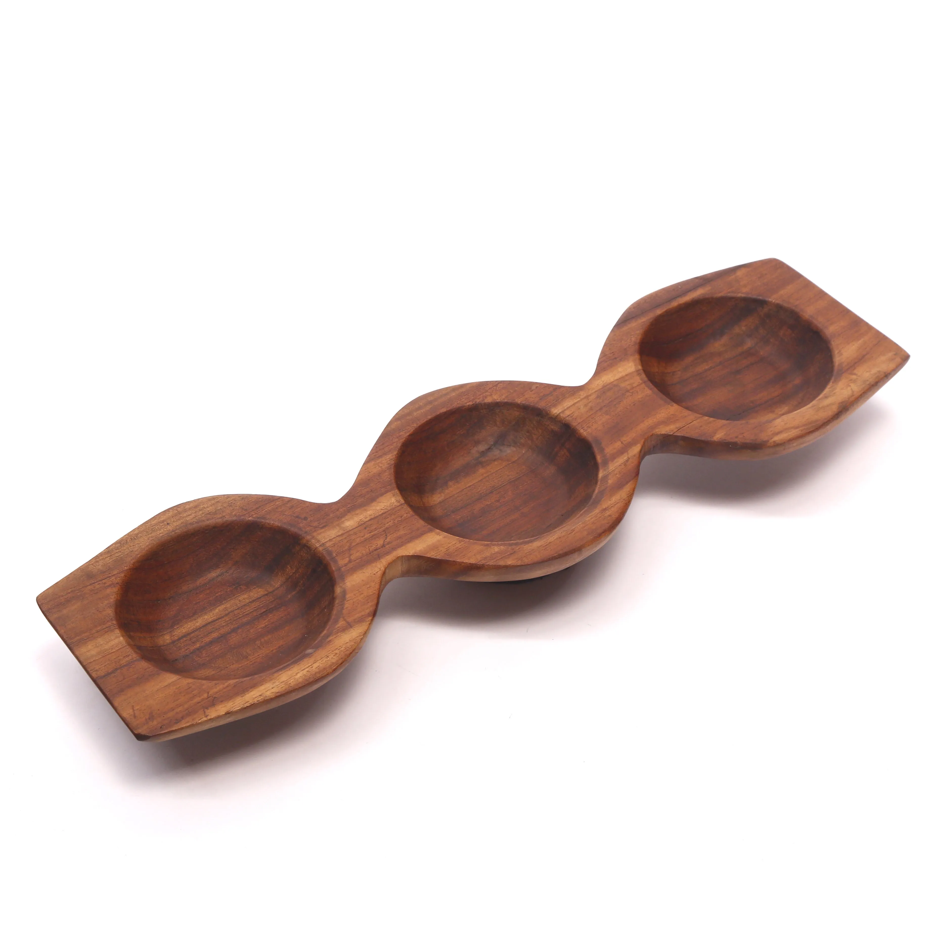 Triple Bowl Holder Platter