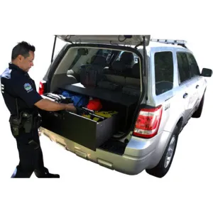 Tuffy Security Tactical Gear Security Drawer 40 W x 27 L x 12" H - 2001-2013 Escape, Santa Fe