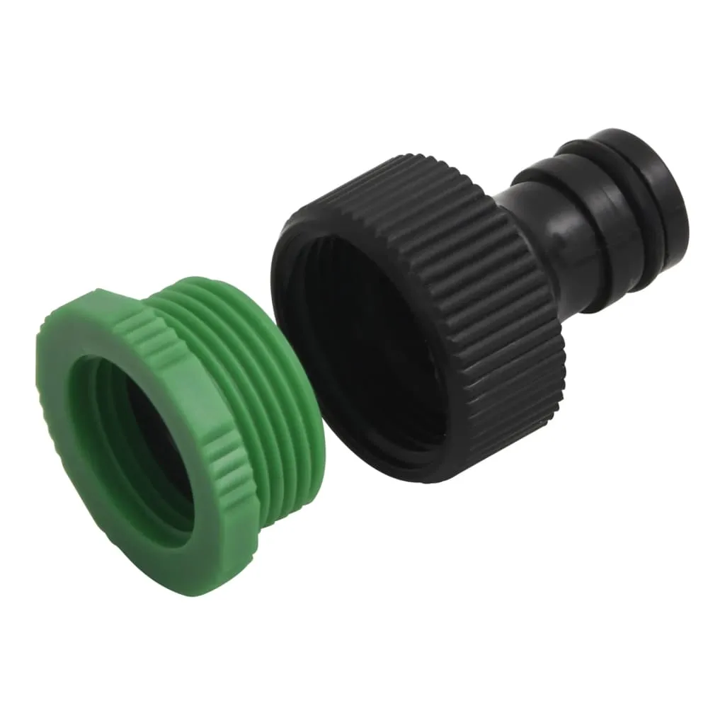 vidaXL 10m Green Garden Hose with Fitting Set | Durable & UV-Resistant PVC | Ideal for Garden Irrigation & Plant Care