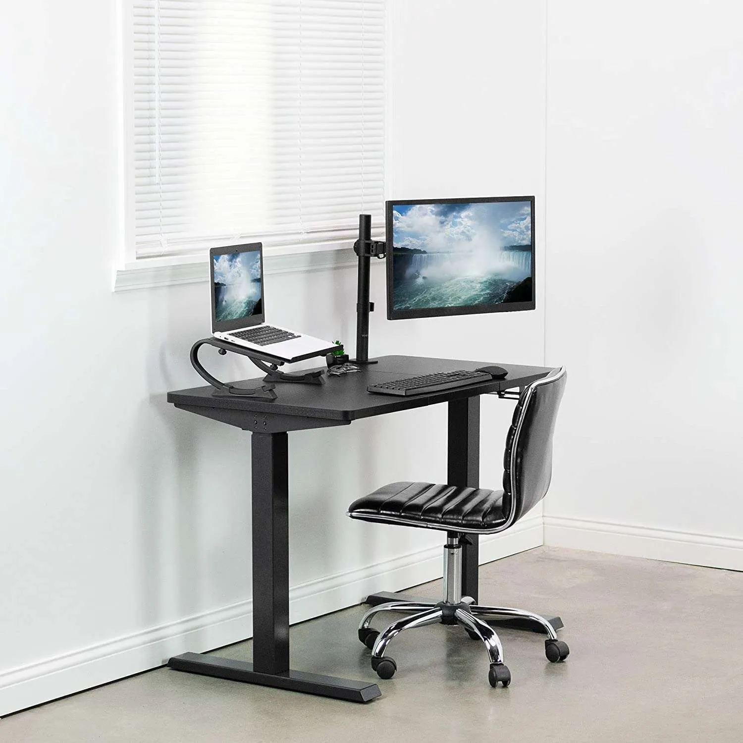 VIVO  43" x 24" Electric Desk, w/ Memory Pad Controller, DESK-EB43TB/DESK-EW43TW