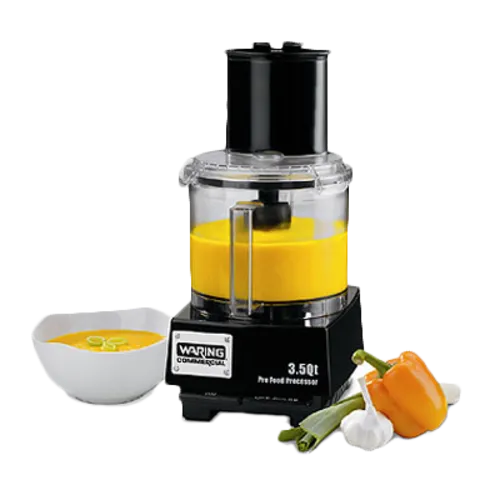 WARING WFP14S Commercial Batch Bowl Food Processor with Vertical Chute Feed Design