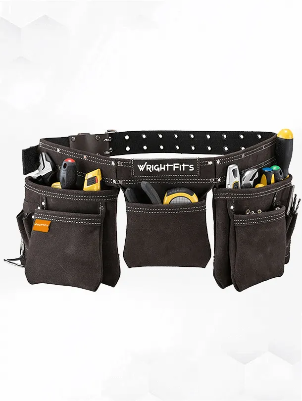 WrightFits Leather Tool Belt Apron - WW180113